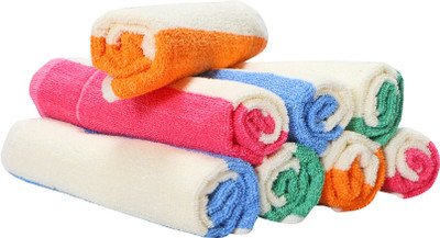 Silver Linens 13 in X 20 in Kitchen, Dinner Table and Face wash_23 Multicolor Cloth Napkins(8 Sheets)