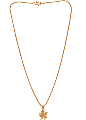 Jewar Mandi Gold-plated Brass Locket Set