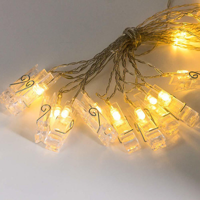Everbuy 16 LEDs 3 m White Steady Clip Rice Lights(Pack of 1)