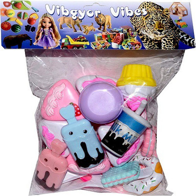 Shivdra traders 14 pcs Pretend Play Dessert Food Ice Cream