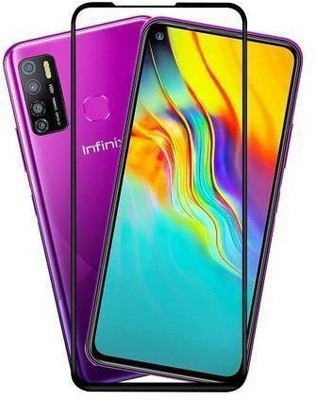 AKSHUD Edge To Edge Tempered Glass for Infinix Hot 9 Pro(Pack of 1)