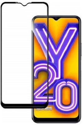 HOBBYTRONICS Edge To Edge Tempered Glass for VIVO Y20I(Pack of 1)