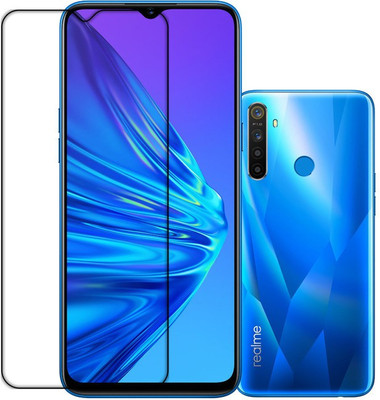 DOWRVIN Front and Back Tempered Glass for REALME 5(Pack of 1)