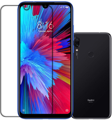 DOWRVIN Front and Back Tempered Glass for REDMI NOTE 7(Pack of 2)