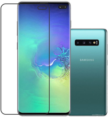 DEVOLD ENTERPRISES Front and Back Tempered Glass for SAMSUNG S10 PLUS(Pack of 2)