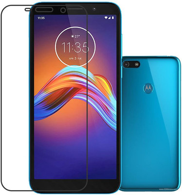 DOWRVIN Front and Back Tempered Glass for Moto E6 Play(Pack of 1)