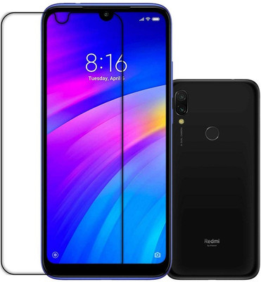 DOWRVIN Front and Back Tempered Glass for REDMI 7(Pack of 1)