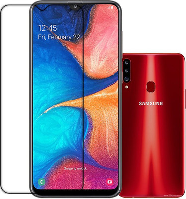 DOWRVIN Front and Back Tempered Glass for SAMSUNG A20S(Pack of 1)