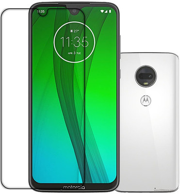 DOWRVIN Front and Back Tempered Glass for MOTO G7(Pack of 1)