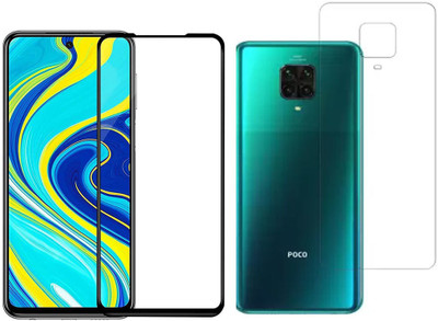 SOUDAMINI Front and Back Tempered Glass for Poco M2 Pro(Pack of 2)