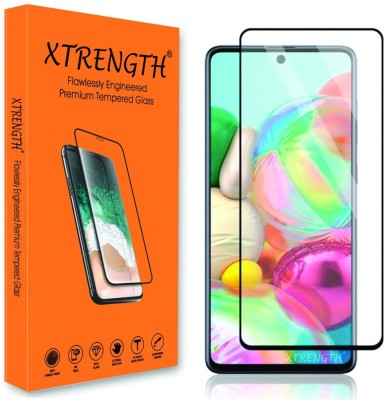 XTRENGTH Edge To Edge Tempered Glass for Samsung Galaxy F62, Samsung Galaxy A71, Samsung Galaxy M51(Pack of 1)