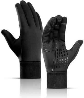 uRock Winter Riding Waterproof & Touch Screen Technology Riding Gloves(Black)