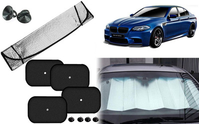 Auto Kite Dashboard, Rear Window, Side Window Sun Shade For BMW M5(Silver, Black)
