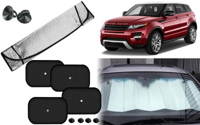 Auto Kite Dashboard, Rear Window, Side Window Sun Shade For Land Rover Evoque(Silver, Black)