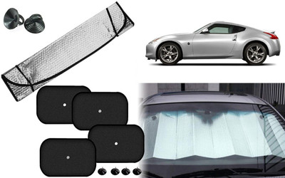 Auto Kite Dashboard, Rear Window, Side Window Sun Shade For BMW 370z(Silver, Black)