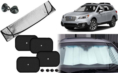 Auto Kite Dashboard, Rear Window, Side Window Sun Shade For Subaru Outback(Silver, Black)