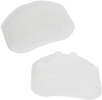 Drunna Soft Silicone Gel Half Toe Sleeve Forefoot Pads for Pain Relief Heel Front Socks Heel Support