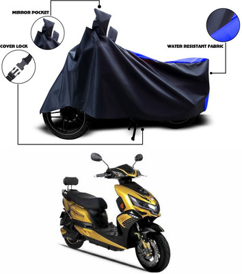 ANTHUB Two Wheeler Cover for Okinawa(Praise, Blue)