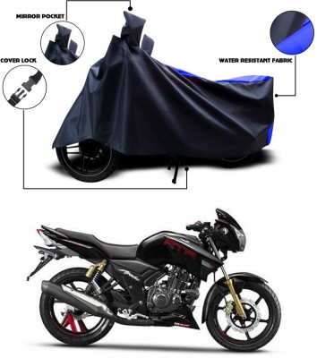 ANTHUB Waterproof Two Wheeler Cover for TVS(Blue, Black)