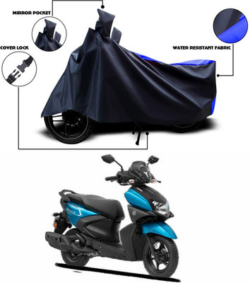 ANTHUB Two Wheeler Cover for Yamaha(Ray ZR, Blue)