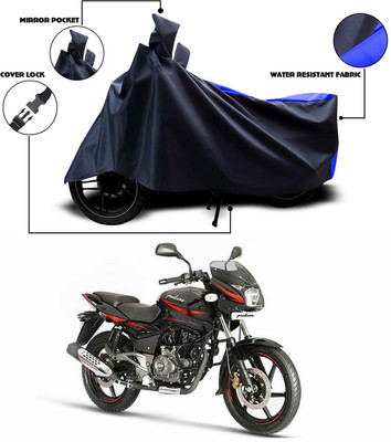 ANTHUB Two Wheeler Cover for Bajaj(Pulsar 180 DTS-i, Blue, Black)