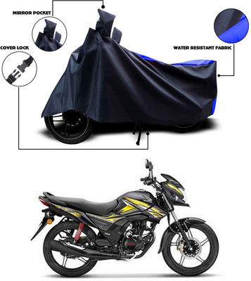 ANTHUB Two Wheeler Cover for Honda(CB Shine SP, Blue)