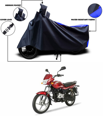 ANTHUB Two Wheeler Cover for Bajaj(Blue)
