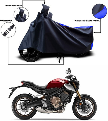 ANTHUB Two Wheeler Cover for Honda(Blue)