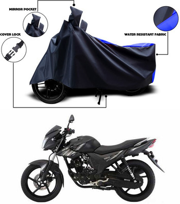 ANTHUB Two Wheeler Cover for Yamaha(SZ-RR, Blue, Black)