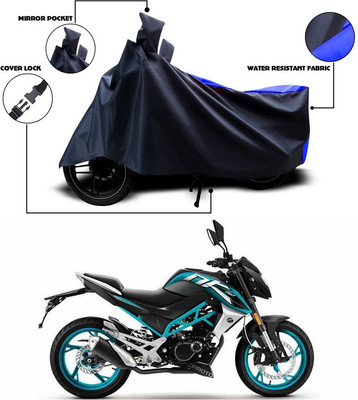 ANTHUB Two Wheeler Cover for Universal For Bike(Blue)