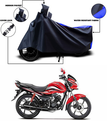 ANTHUB Two Wheeler Cover for Hero(Passion Pro TR, Blue)