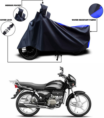 ANTHUB Waterproof Two Wheeler Cover for Hero(Splendor I Smart, Blue)