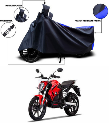 ANTHUB Two Wheeler Cover for Revolt(RV 400, Blue)