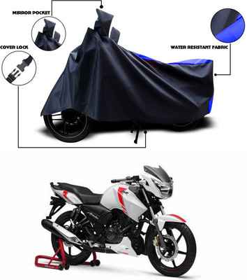 ANTHUB Waterproof Two Wheeler Cover for TVS(Blue, Black)