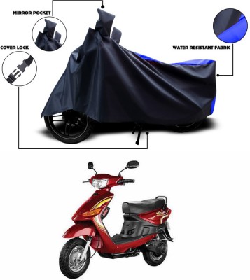 ANTHUB Two Wheeler Cover for Indus(Yo Spark, Blue, Black)