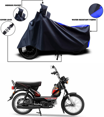 ANTHUB Two Wheeler Cover for TVS(XL 100, Blue)