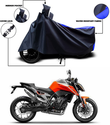 ANTHUB Two Wheeler Cover for KTM(Blue, Black)