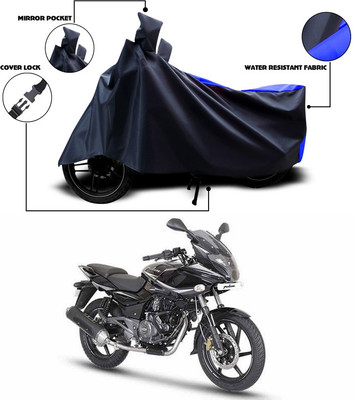 ANTHUB Two Wheeler Cover for Bajaj(Pulsar 220 DTS-i, Blue)