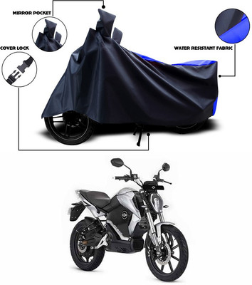 ANTHUB Waterproof Two Wheeler Cover for Revolt(Blue, Black)