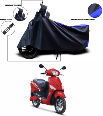 ANTHUB Two Wheeler Cover for Hero(Electric Optima, Blue)