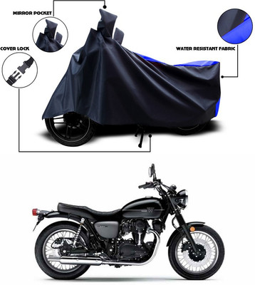 ANTHUB Two Wheeler Cover for Kawasaki(Blue)