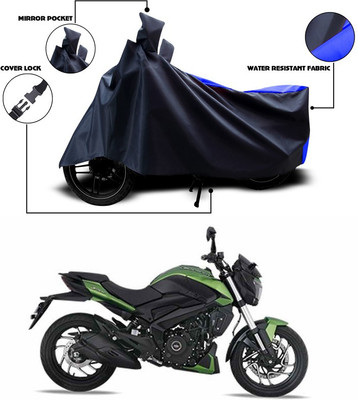 ANTHUB Waterproof Two Wheeler Cover for Bajaj(Blue, Black)