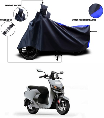 ANTHUB Two Wheeler Cover for 22Motors(Flow, Blue)