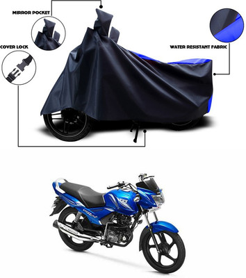 ANTHUB Waterproof Two Wheeler Cover for TVS(Blue, Black)
