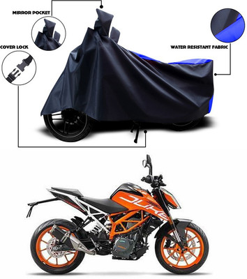 ANTHUB Two Wheeler Cover for KTM(Duke 390, Blue)