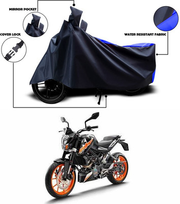 ANTHUB Waterproof Two Wheeler Cover for KTM(Blue, Black)