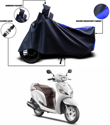 ANTHUB Waterproof Two Wheeler Cover for Honda(Aviator, Blue)