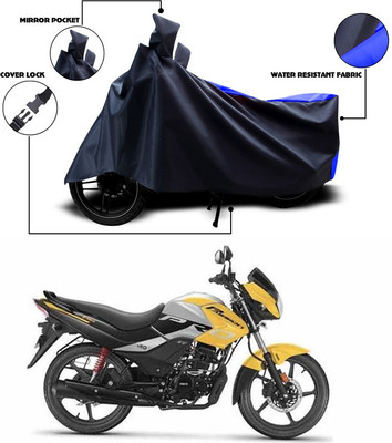ANTHUB Two Wheeler Cover for Hero(Passion Pro TR, Blue)