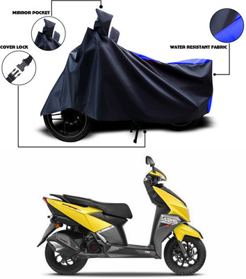 ANTHUB Two Wheeler Cover for TVS(NTORQ, Blue, Black)