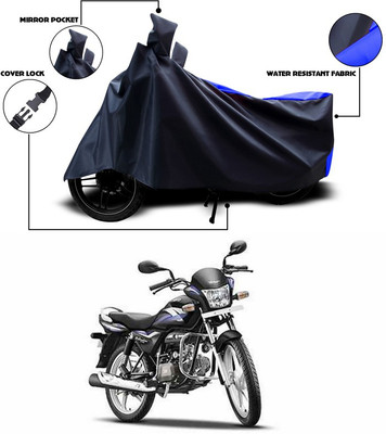 ANTHUB Waterproof Two Wheeler Cover for Hero(Splendor Pro, Blue)